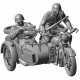 Советский мотоцикл М-72 с коляской