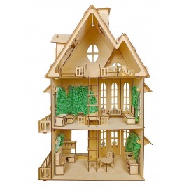 Деревянные кукольные домики